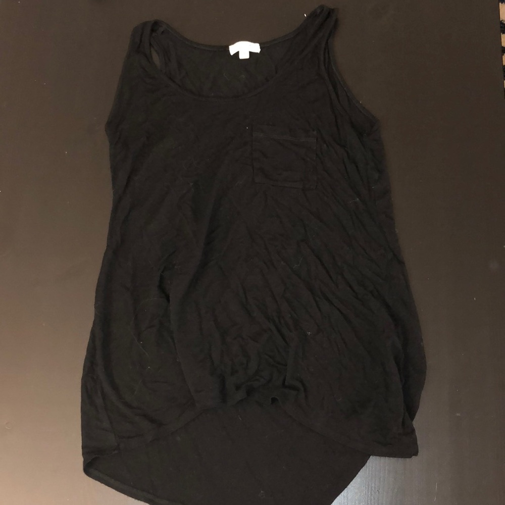 Black long tank